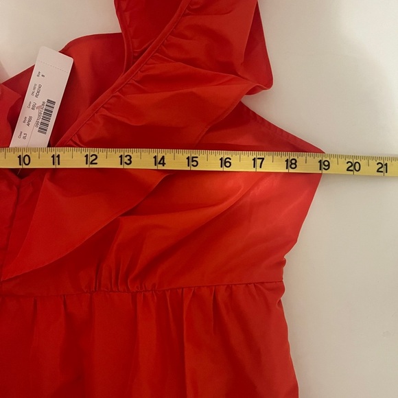 J. Crew Ruffled Scoopneck Dress in Taffeta - Picture 13 of 16